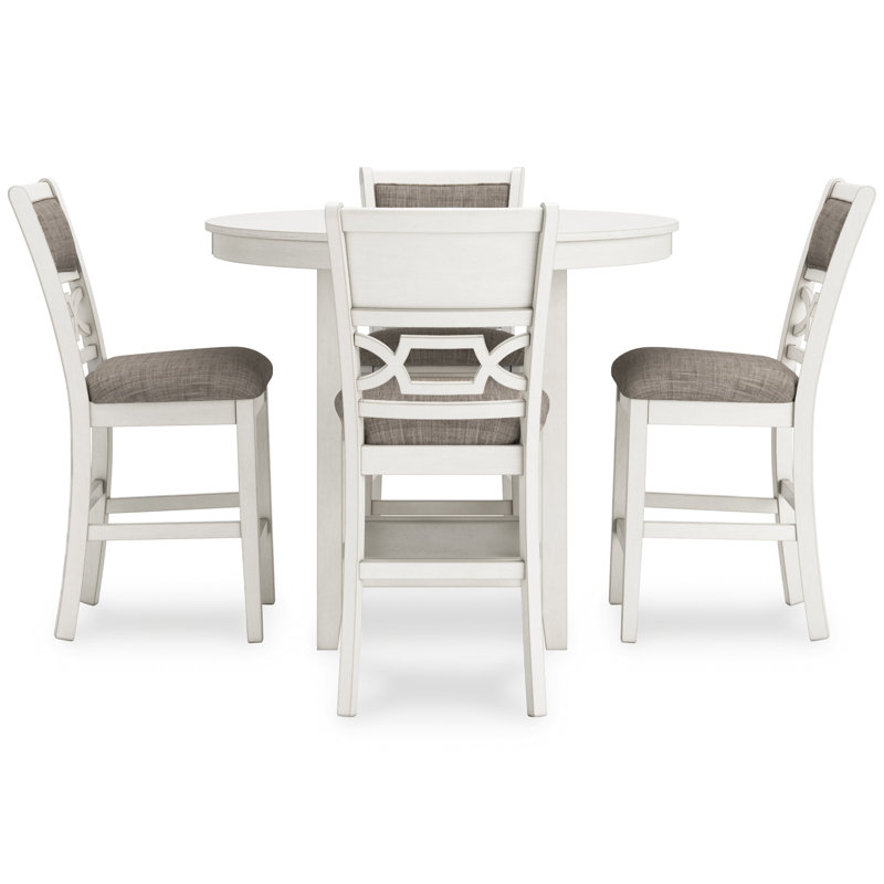 Dalvin Counter Height Dining Table And 4 Bar Stools (Set Of 5)