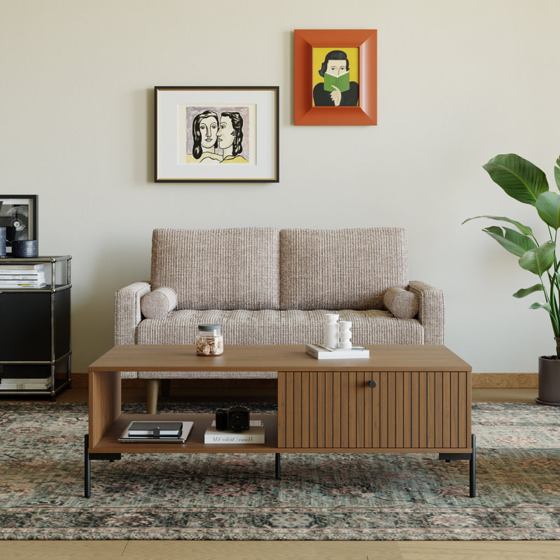 Canapé et causeuse Bridgeview, H 33 po x l 58 po x P 32 po, Lin beige