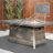 Moda 70 In. X 39 In. X 27 In. Rectangular Wicker Outdoor Gas Fire Pits Dining Set-1485193194