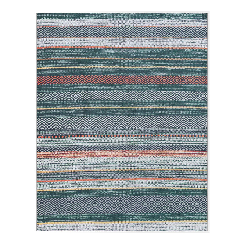 Tapis lavable Noelani Dakota Fields Yara, Rectangle 7 pi 10 po x 10 pi
