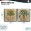 Ensemble de giclées encadrées 2 pièces Subdued Tropical Palms, design par Steve Hunziker-1574612015-1574612012
