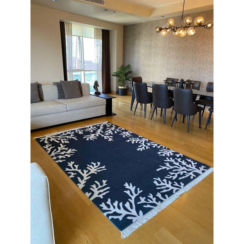Tapis Lao avec envers antidérapant, Carré 5 pi 3 po x 5 pi 3 po