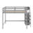 Full Size Loft Bed With Wardrobe-317326500