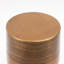 Modern Round Aluminum Hammered Embossed Texturing Metal Side Coffee Table-1219032912