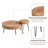 Ensemble de tables basses 2 pièces Ciriclio