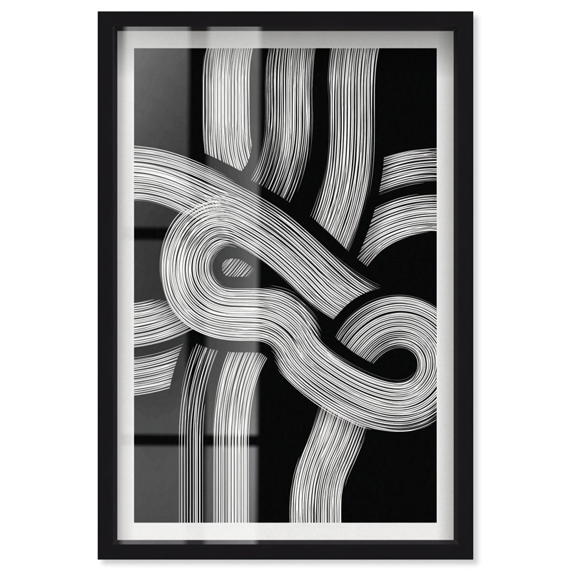 Impression monochrome «Shadowbox» par Art Remedy, Noir, H 16 po x l 11 po