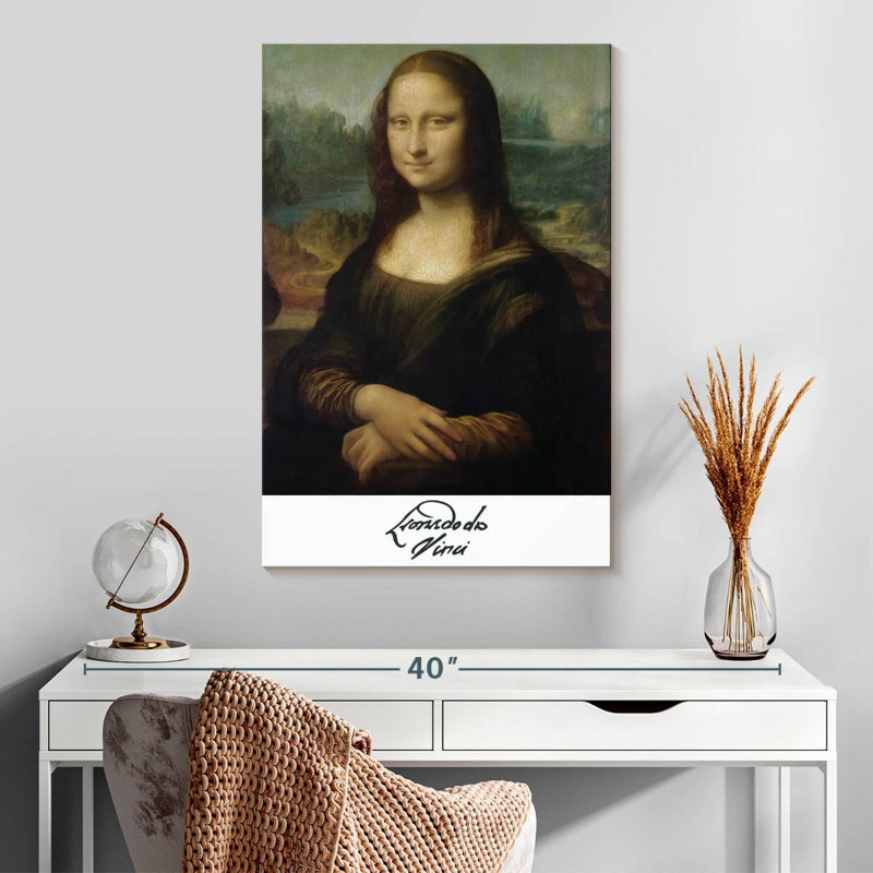 Affiche de l'exposition «Mona Lisa Da Vinci», H 30 po x l 20 po