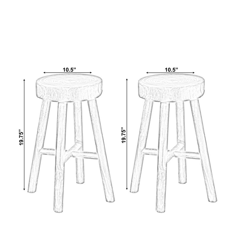 Payan Solid Wood Counter Stool