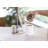 Sugar and Creamer Combo, Stainless Steel, 4 oz Capacity