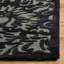 Tapis noir crocheté à la main Kuhlman-26830800