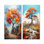 Baobab style graffiti - ensemble de salon art mural arbre baobab de 2-1102248375-1102248362
