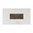 Rectangular Faux Marble Dining Table With Plinth Base In Dark Walnut And White