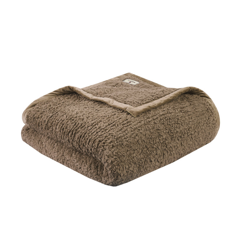 Couverture Burber Cozy, Double/grand, Brun