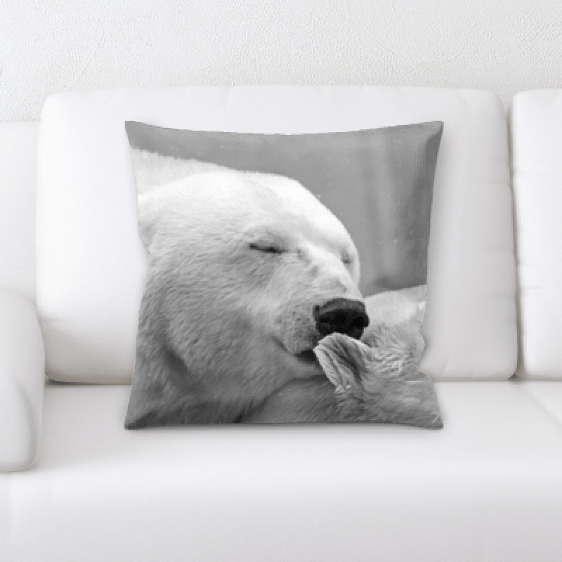 Microsuede Reversible Throw Pillow