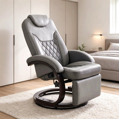 Fauteuil inclinable de qualité supérieure, fauteuil de détente de luxe, fauteuil de détente pivotant, fauteuil de détente rembourré moderne