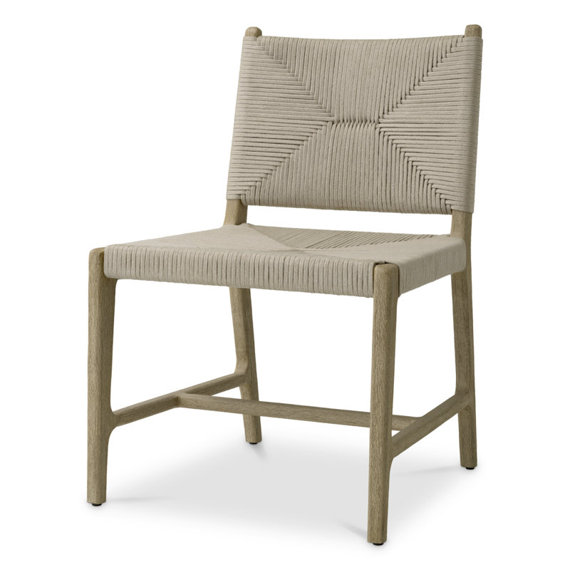 Pivetti Outdoor Teak Dining Side Chair