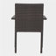 Chaise de salle à manger San Pico - Brun multi, 1 pièce avec coussin