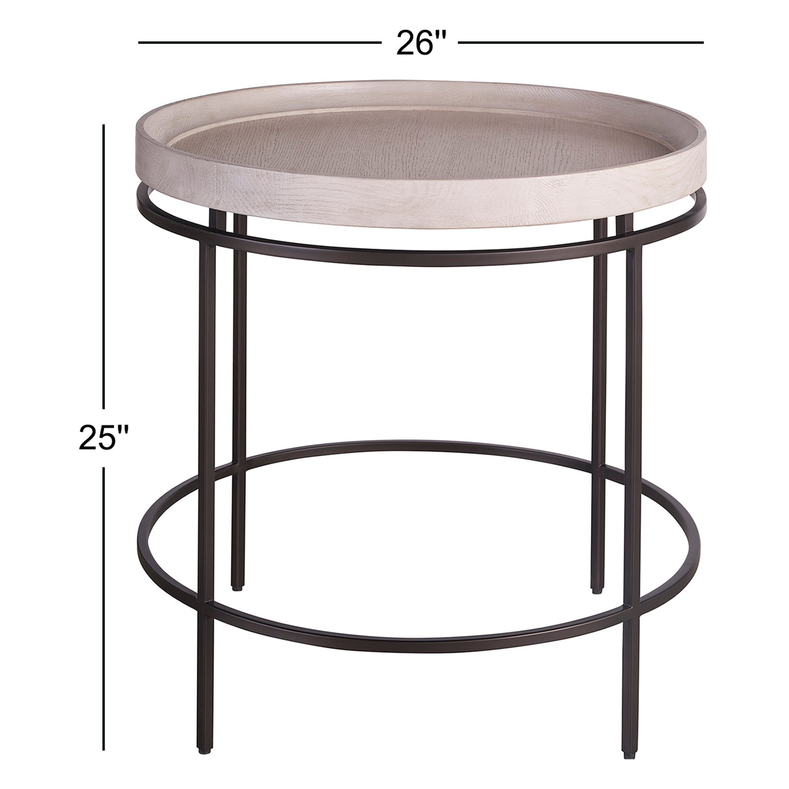 Nadine Tray Top End Table