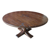 Savoy Round Solid Wood Dining Table