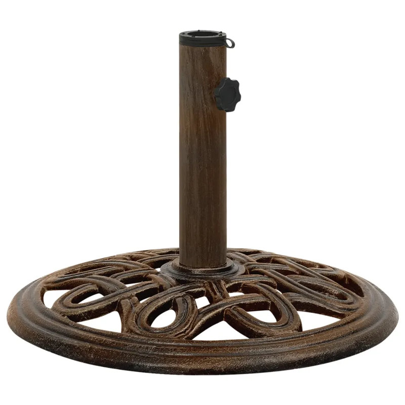 Gurley 9.4 kg Cast Iron Umbrella Base, Bronze
