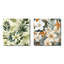 Serene Jungle III - Ensemble de 2 collages carrés floraux et botaniques-101859585-101859591
