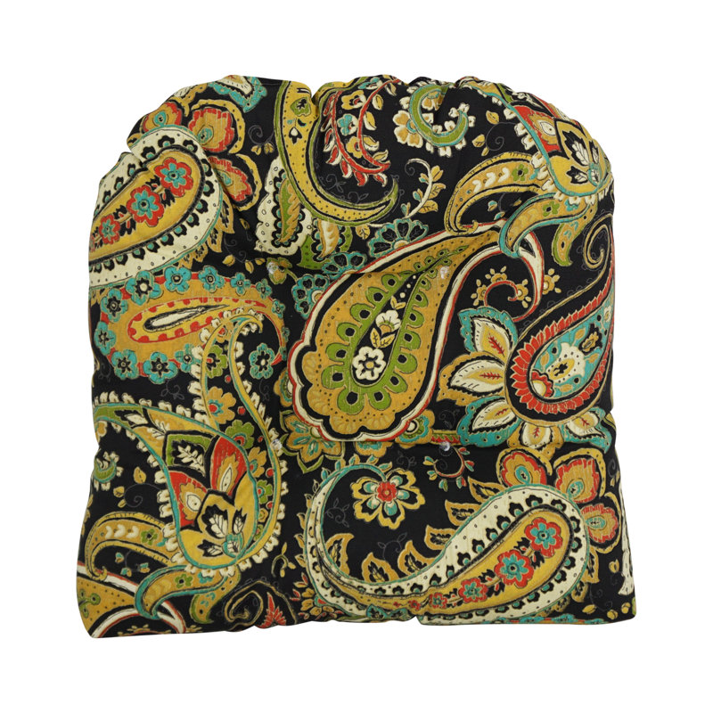 Outdoor 3.5'' Dining Chair Seat Cushion, Yellow