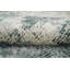 Tapis abstrait d'aspect vieilli 6 x 8