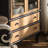 French Country Style Arched Bookcase-637750104