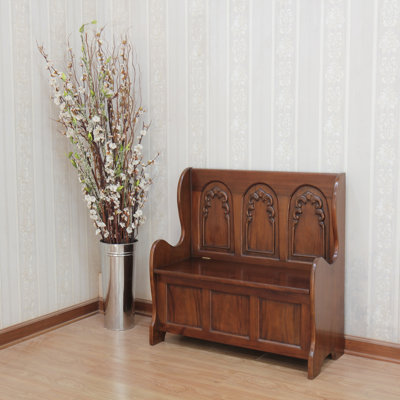 Beavin Solid Wood Storage Bench