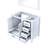 Jacques 36 in W x 22 in D Left Offset Single Bath Vanity-112872588