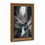 Tableau sur toile représentant un canyon en noir et blanc avec des eaux turquoise-987401717