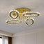 4 - Light Crystal LED Chandelier