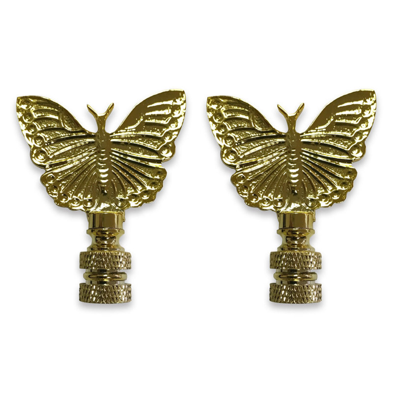 Faîteau lampe papillon monarch, Laiton poli