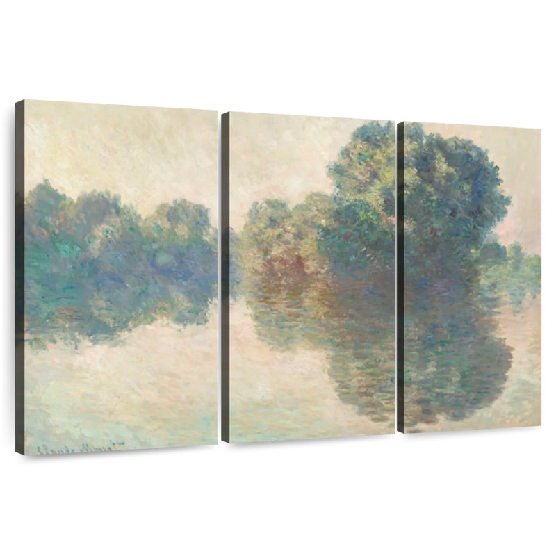 Alvord la seine à Giverny en 1897, H 36 po x l 57 po