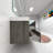 83.4'' Double Bathroom Vanity with Acrylic Top-75263148