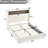 Queen Bed Frame Of Beige Color, 52-Inch High Headboard, Port, Night , And Storage Shelf Size With 52'' Velvet Design, Rivet Decoration, Charging, Function