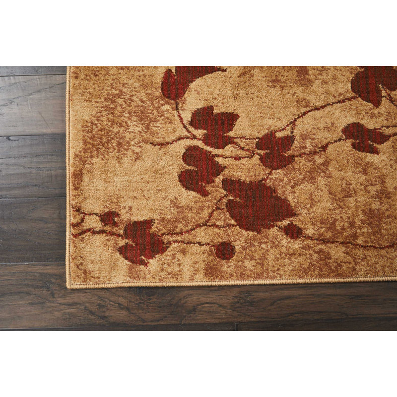 Tapis contemporain au lait Anastasia, Tapis de couloir 2 pi x 5 pi 9 po