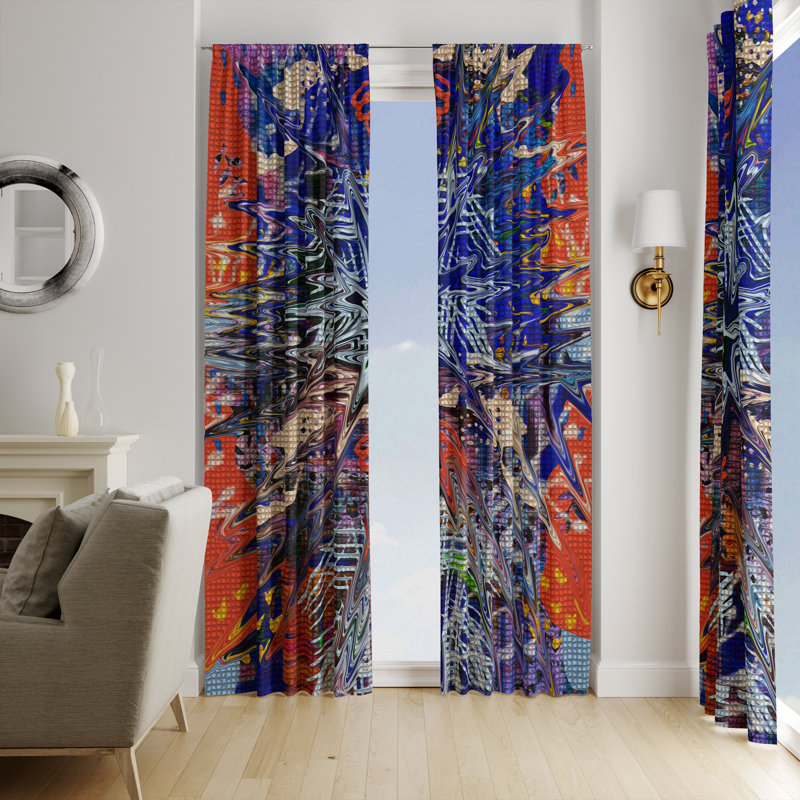 Semi Sheer Curtain, 20" W x 61" L