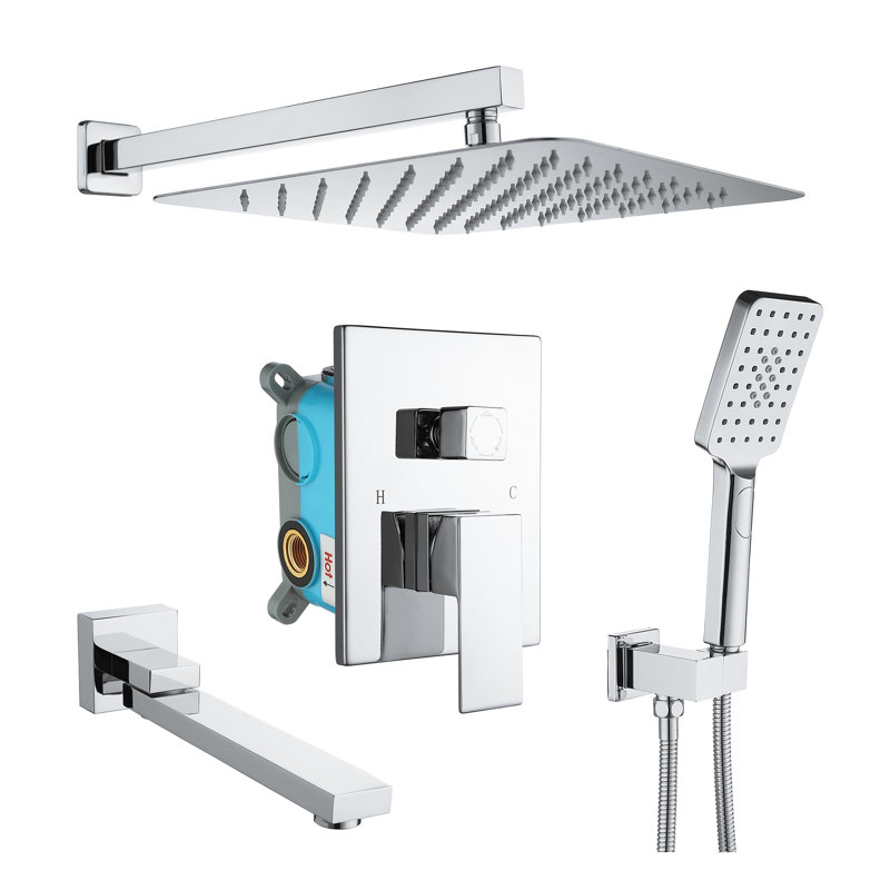 All-In-One Kit with Rough in-Valve, Chrome