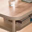 Bureau à deux niveaux au design exquis 47,24 po