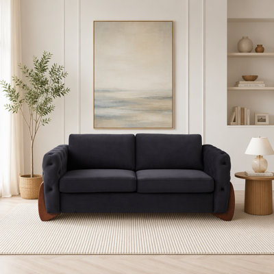 84 " Velvet Sofa