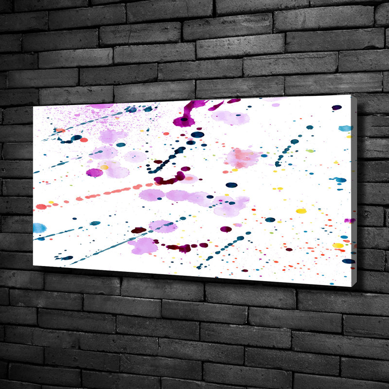 Abstract Stains - Wrapped Canvas Print