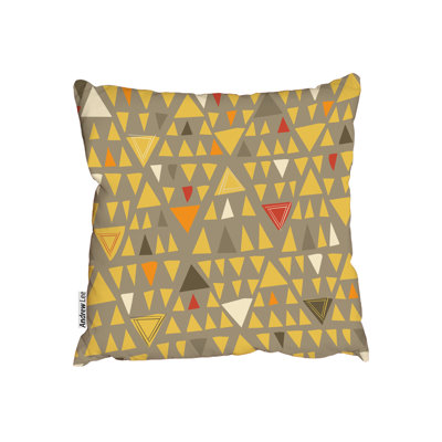 Geometric Square Cushion
