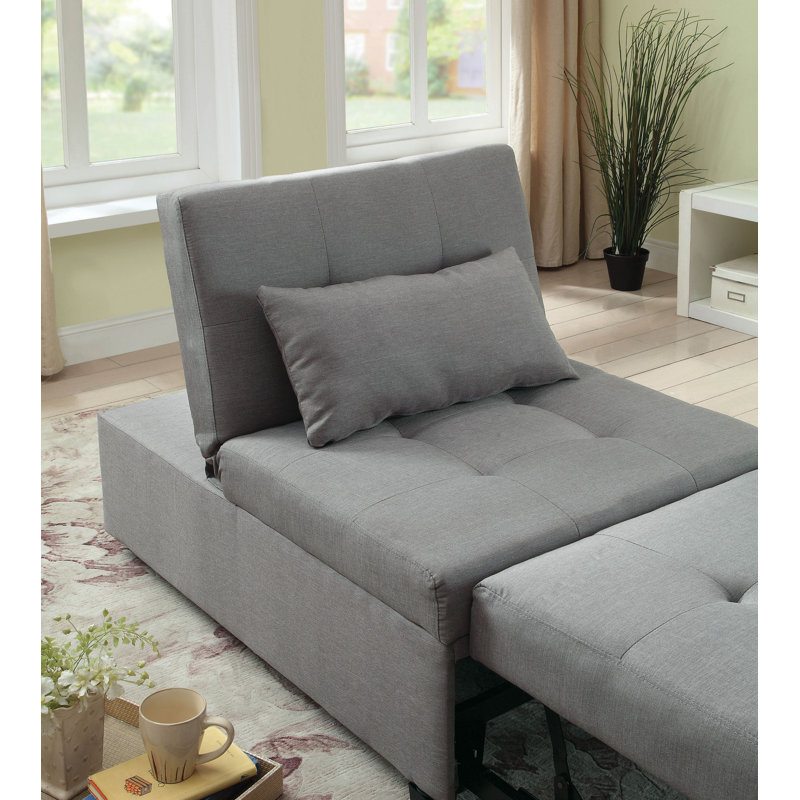 Repose-pieds capitonné standard l 43,5 po Mcroberts, Gris