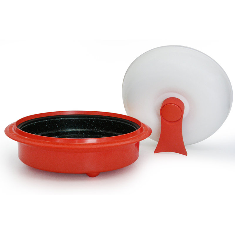 5 - Piece Ceramic Cookware Set, Red