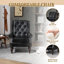 Chaise avec accoudoirs et structure en bois-607832693
