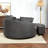Slipcovered Barrel Chair With Ottoman-1758985892