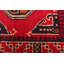 Tapis rouge Teimani 2 pi 9 po x 4 pi 9 po