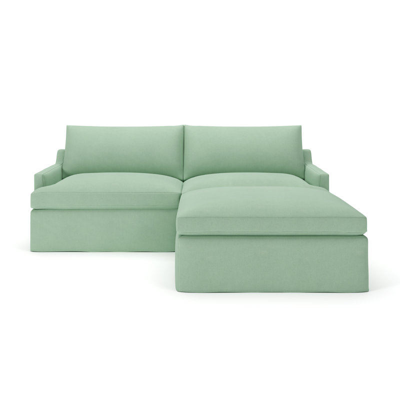 Wrenley 3-Piece Sectional, Bayou Spray Canvas