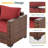 Azoriah 7 -  Person Oversized Armrest Outdoor Sectional Furniture Rattan Sets w/Storage Table-492175206